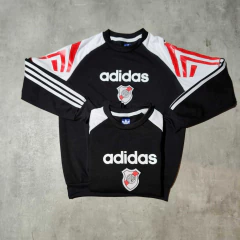 Buzo River retro negro y blanco - Hooligans Bahía