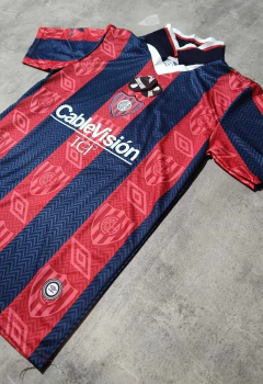 Camiseta San Lorenzo 1997 Cablevision retro en internet