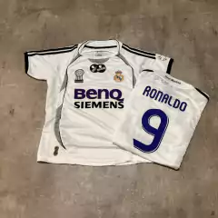 Camiseta Real Madrid Ronaldo retro blanca