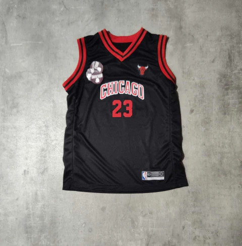 Musculosa NBA Chicago Bulls negra Jordan niño