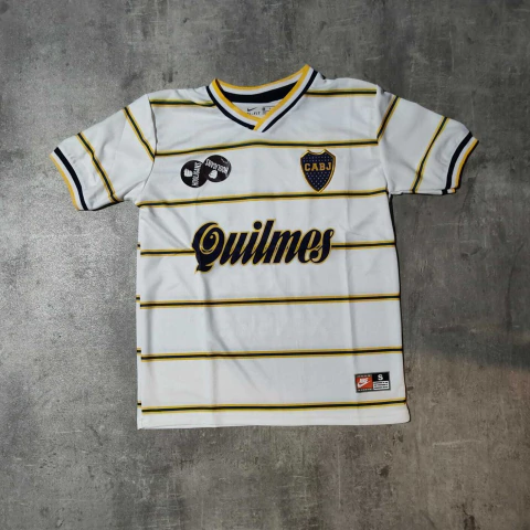 Camiseta Boca mercosur blanca 1997 retro