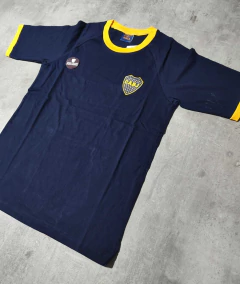 Remera Boca azul oscura lisa oficial en internet