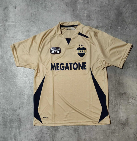 Camiseta Boca entrenamiendo dorada Megatone retro 2007