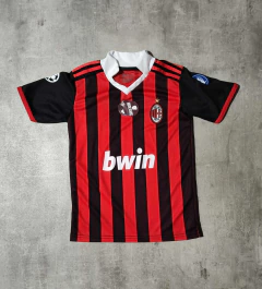 Camiseta Milan titular Bwin retro Kaka niño - Hooligans Bahía