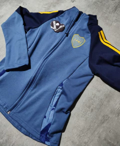 Campera Boca azul y gris niño en internet