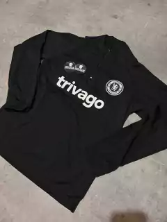 Buzo Chelsea medio cierre negro niño - comprar online