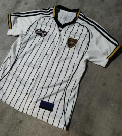 Camisa Boca blanca rayada US en internet