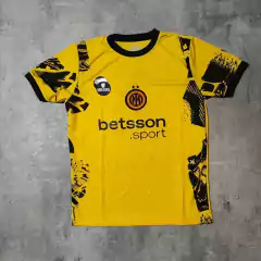 Camiseta Inter Lautaro suplente amarilla 2025