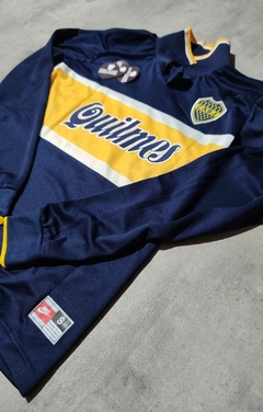 Camiseta Boca Quilmes 1997 Maradona retro maga larga - Hooligans Bahía