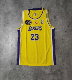 Musculosa NBA Los Angeles Lakers amarilla calada niño - comprar online