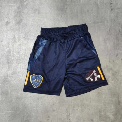 Short Boca azul oscuro niño