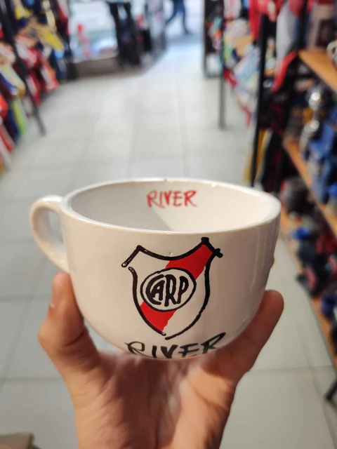 Tazon River blanco ceramica