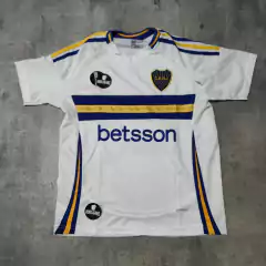 Camiseta Boca Betsson suplente 2025 blanca - Hooligans Bahía