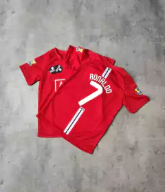 Camiseta Manchester United AIG roja Cristiano Ronaldo niño - comprar online