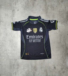 Camiseta Real Madrid niño suplente gris Mastantuono - Hooligans Bahía