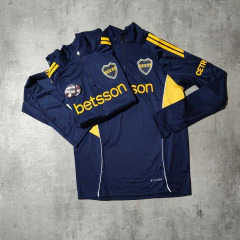 Buzo Boca Betsson medio cierre azul oscuro 2026 en internet