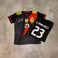 Camiseta AFA seleccion dibu martinez negra copa america niño