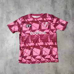 Camiseta River entrenamiento rosa y violeta - Hooligans Bahía