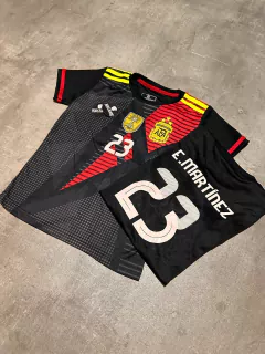 Camiseta AFA seleccion dibu martinez negra copa america niño en internet