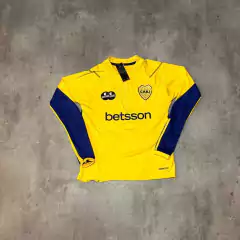 Buzo Boca medio cierre Betsson amarillo - comprar online