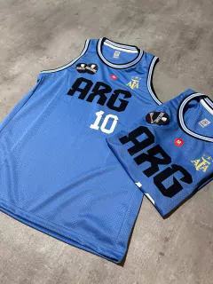 Musculosa Argentina celeste premium en internet