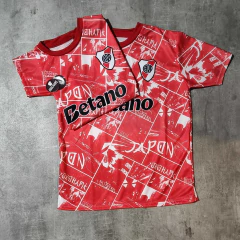 Camiseta River Betano pre match roja niño 2026