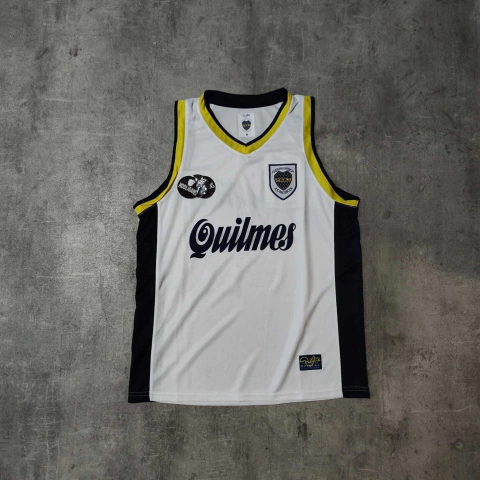 Musculosa Boca blanca olan retro