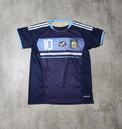 Camiseta AFA 2011 Messi suplente azul retro - Hooligans Bahía