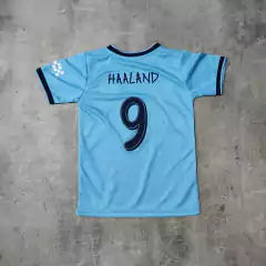 Camiseta Manchester City titular Haaland 2025 niño - tienda online