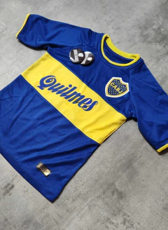 Camiseta Boca Quilmes 2000 niño retro - Hooligans Bahía