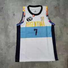 Musculosa Argentina Campazzo blanca premium