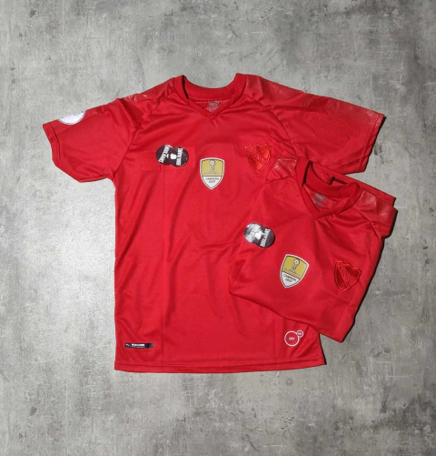 Camiseta Independiente retro 2017 roja Domingo