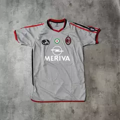 Camiseta Milan Meriva gris Maldini retro