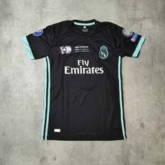 Camiseta Real Madrid negra Cristiano Ronaldo retro 2018