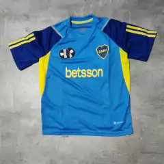 Camiseta Boca celeste entrenamiento niño
