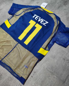 Camiseta Boca Pepsi 2003 doble tela campeon del mundo Tevez retro - Hooligans Bahía