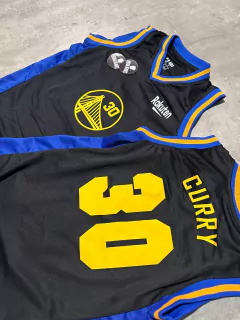 Musculosa NBA Golden State negra Curry niño Warriors en internet