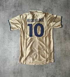 Camiseta Barcelona Riquelme dorada retro importada 2002 - Hooligans Bahía