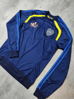 Buzo Boca urban cuello redondo azul oscuro retro - comprar online