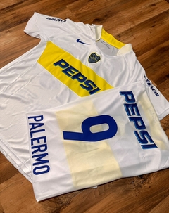 Camiseta Boca Pepsi Palermo blanca retro - comprar online