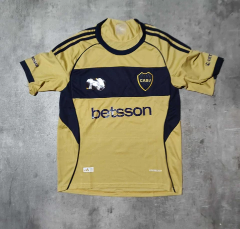 Camiseta Boca Betsson 2026 suplente dorada