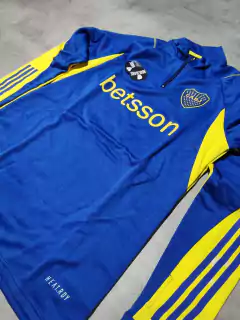 Buzo Boca azul claro mangas amarillas - Hooligans Bahía