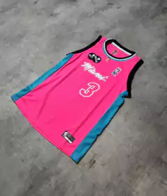 Musculosa NBA Miami Heat rosa niño - Hooligans Bahía