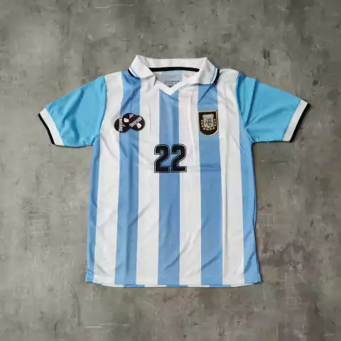 Camiseta AFA Seleccion 1999 titular Riquelme retro