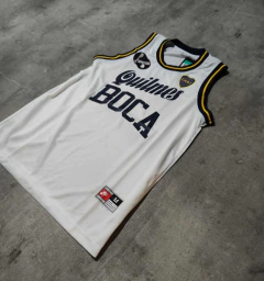 Musculosa Boca Quilmes blanca retro - comprar online