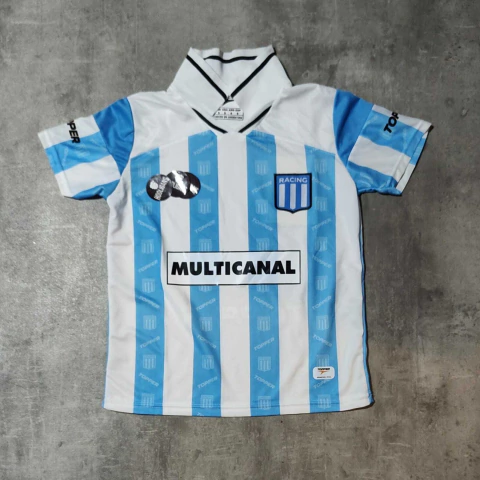 Camiseta Racing 1996 titular Multicanal retro