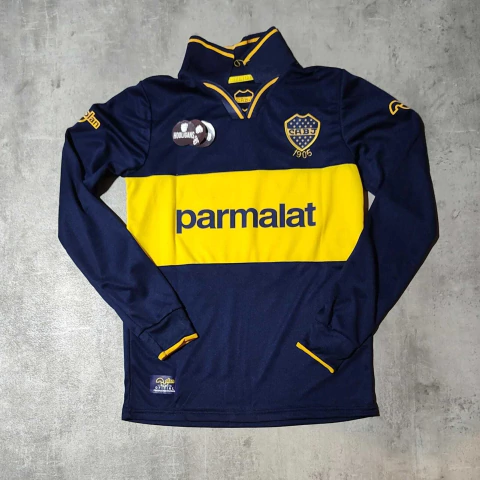 Camiseta Boca Parmalat retro manga larga