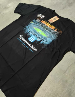 Remera Racing Cilindro negra en internet