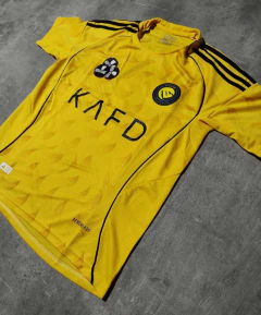 Camiseta Al Nassr Cristiano Ronaldo amarilla KAFD 2026 niño - comprar online