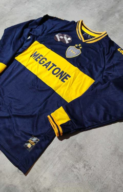Camiseta Boca Megatone titular manga larga Palermo retro - comprar online
